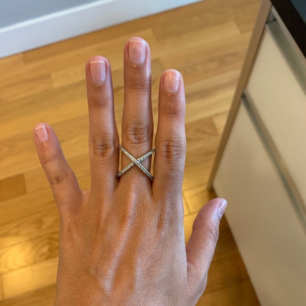 Pave X Ring size 5